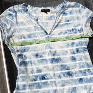 Sanctuary (M)striped tie dye tee